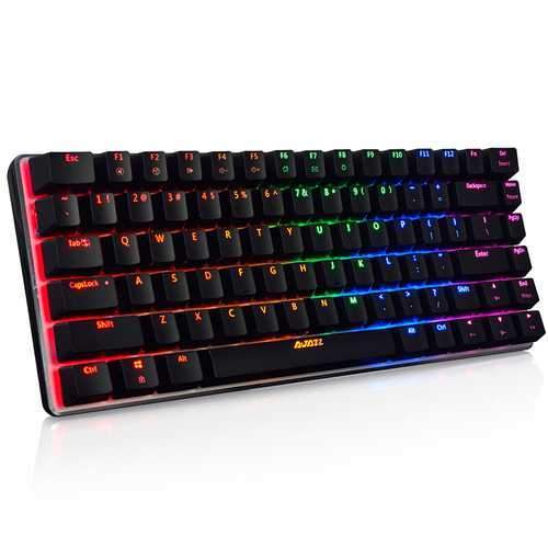 AJazz AK33 82 Keys RGB Backlit Detachable USB Wired Mechanical Gaming Keyboard AJazz AK33 82 Keys RGB Backlit Detachable USB Wired Mechanical Gaming Keyboard