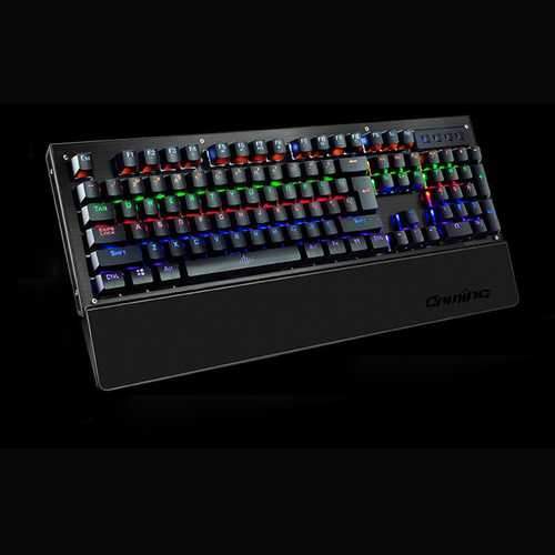 104 Keys Blue Switch USB Wired Backlit Mechanical Computer Gaming Keyboard 104 Keys Blue Switch USB Wired Backlit Mechanical Computer Gaming Keyboard