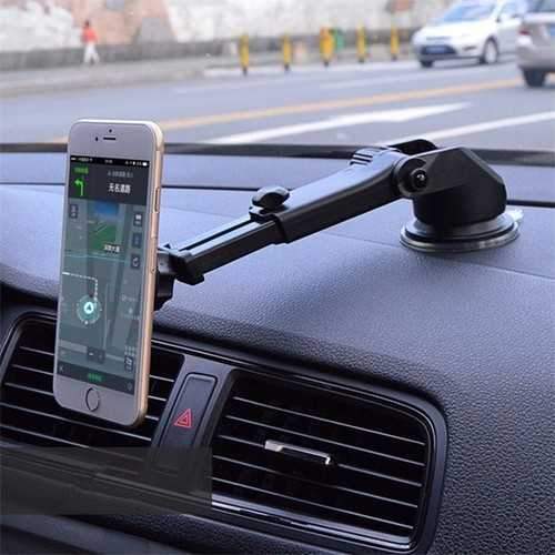 Bakeey ATL-3 2 in 1 Magnetic Phone Stand Sucker Car Air Outlet Holder for iPhone Samsung Xiaomi