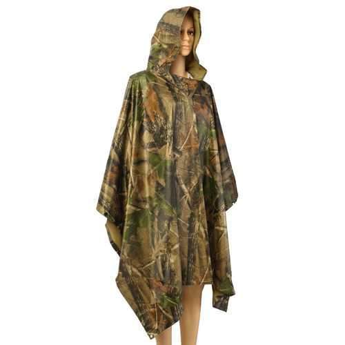 Outdooors Camping Camouflage Rain Coat Waterproof Jungle Poncho For Hunting