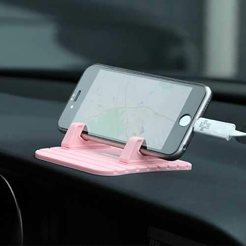 REMAX Non-Slip Soft Silicone Car Pad Desktop Mount Stand Charger Holder For iPhone Samsung GPS