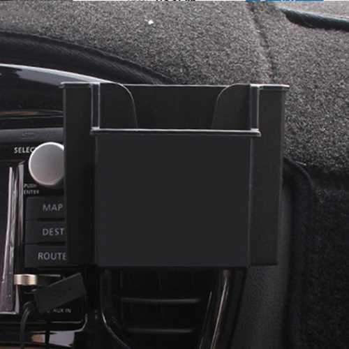 Universal Car Air Vent Mount Dashboard Phone Holder Sundry Storage Box Organizer