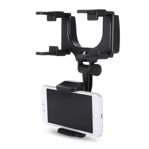 Bakeey ALT-5 360 Rotation Rear View Mirror Mount Phone Holder for Phone 3.5-5.5 inches