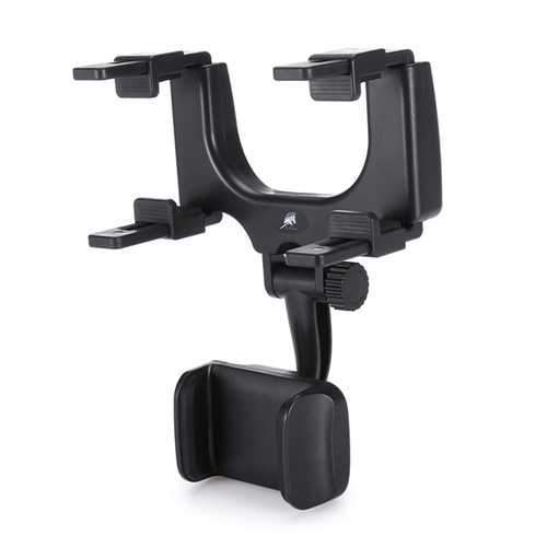 Bakeey ALT-5 360 Rotation Rear View Mirror Mount Phone Holder for Phone 3.5-5.5 inches