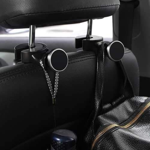 Universal Magnetic Car Backseat Headrest Hook Phone Stand Mount Holder for Tablet Phone GPS