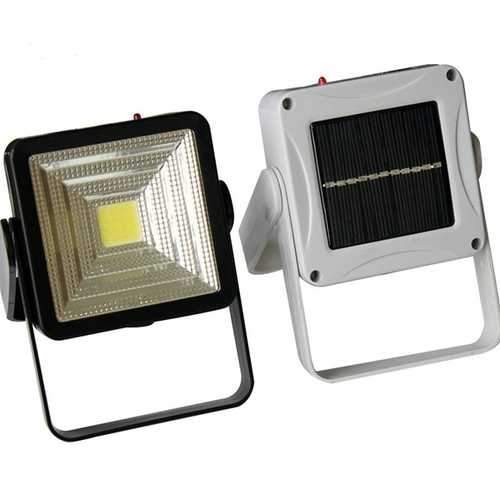 2W Rechargeable Portable Solar LED Flood Light Outdoor Camping Emergency Lamp USB Charging