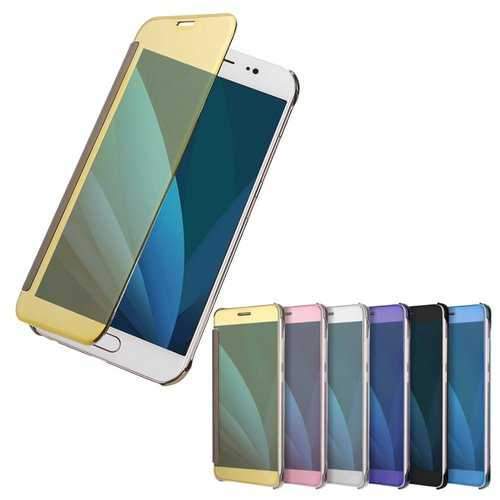 Plating Acrylic Mirror Smart Sleep Case For Samsung Galaxy J3/J5/J7 EU Version 2017