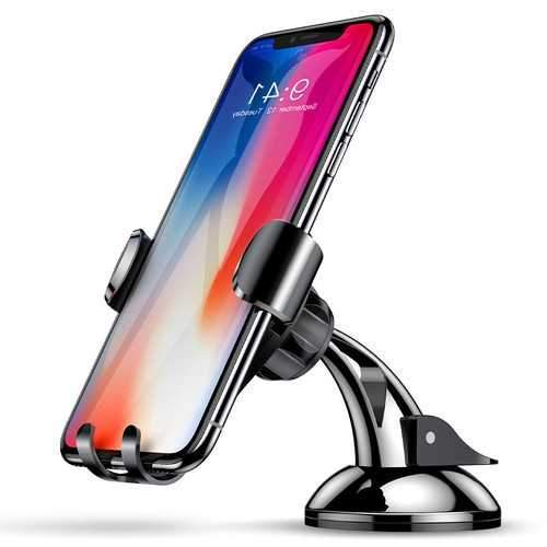 Baseus Gravity Linkage Auto Lock Suction Cup Car Dashboard Phone Holder Stand for iPhone 8 X Xiaomi