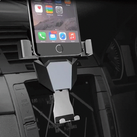 Universal Gravity Linkage Auto Lock Metal Car Mount Air Vent Phone Holder Stand for Mobile Phone