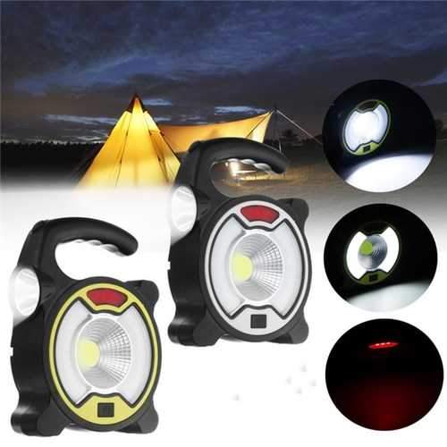 Portable Rechargeable Solar LED Flood Light Camping Lamp  for Outdoor Work Hiking Fishing