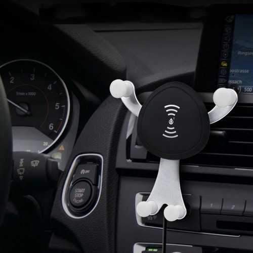 Bakeey 10W Qi Wireless Fast Charging Auto Lock Car Mount Air Vent Phone Holder Stand for iPhone 8 X