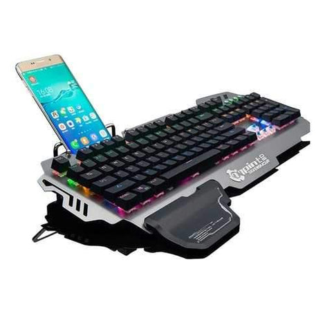 PK-900 104 Keys NKRO CIY Blue Switch Colorful Backlit Mechanical Gaming Keyboard