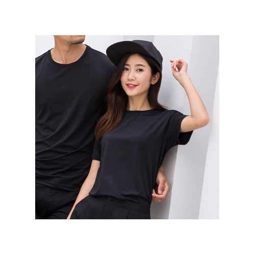 BEVERRY WOMEN Short Sleeve Creative Hydrophobic Waterproof Anti- fouling Thin T-shirt