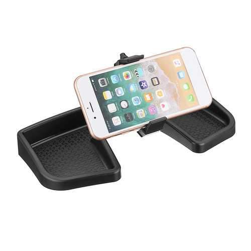 Universal 360 Degree Rotation Dashboard Phone Holder Stand with Storage Box for Mobile Phone