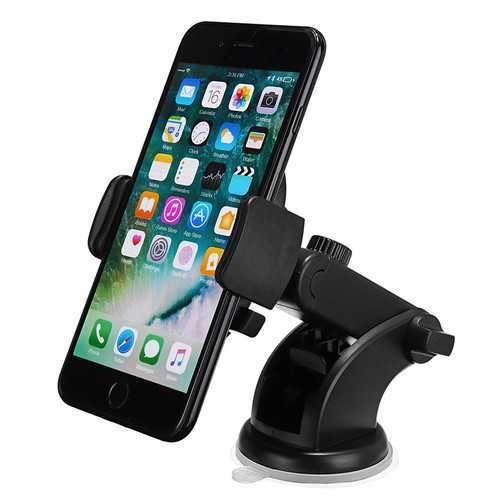 RAXFLY Strong Suction Cup Adjustable Arm 360 Degree Rotation Windshield Holder Dashboard Stand