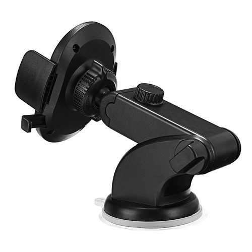 RAXFLY Strong Suction Cup Adjustable Arm 360 Degree Rotation Windshield Holder Dashboard Stand