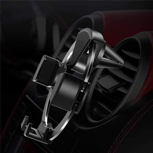 Universal Upgraded 360 Degree Protection Gravity Auto Lock Car Phone Holder Stand for Mobile Phone