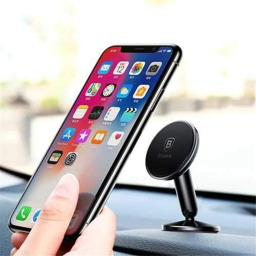 Baseus Metal Powerful Magnetic Car Dashboard Phone Holder Stand for Samsung Xiaomi Mobile Phone