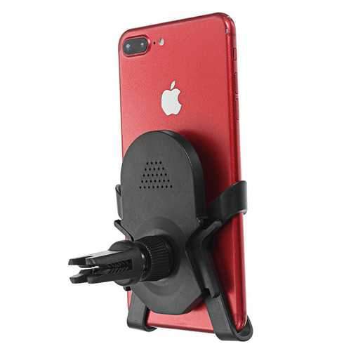 Universal Qi Wireless Charge 360 Degree Rotation Car Mount Phone Holder for Samsung Mobile Phone