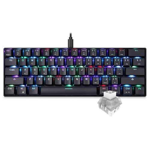 Motospeed CK61 Kailh BOX Switch Detachable Type-C 61-Key NKRO RGB Mechanical Gaming Keyboard