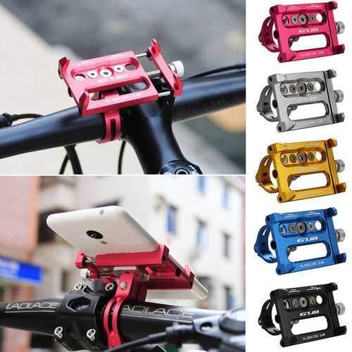 GUB G-86 Aluminum Bicycle Mount Adjustable Shockproof Phone Bike Holder Bracket Stand for Smartphone