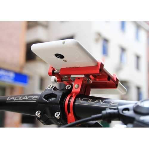 GUB G-86 Aluminum Bicycle Mount Adjustable Shockproof Phone Bike Holder Bracket Stand for Smartphone