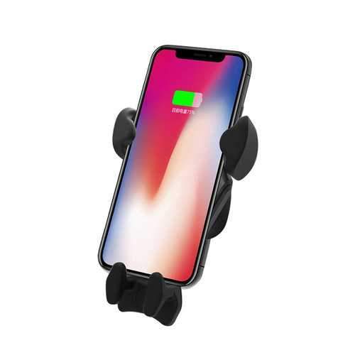 Bakeey 10W Fast Qi Wireless Charge Auto Lock Car Mount Air Vent Phone Holder for Samsung S8 S8+