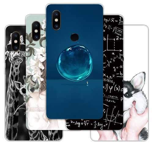 Bakeey Ultra Slim Cartoon Painting Soft TPU Protective Case for Xiaomi Mi MIX 2S