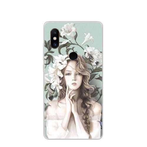 Bakeey Ultra Slim Cartoon Painting Soft TPU Protective Case for Xiaomi Mi MIX 2S