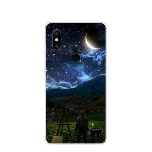 Bakeey Ultra Slim Cartoon Painting Soft TPU Protective Case for Xiaomi Mi MIX 2S