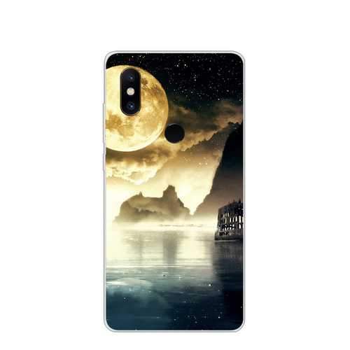 Bakeey Ultra Slim Cartoon Painting Soft TPU Protective Case for Xiaomi Mi MIX 2S