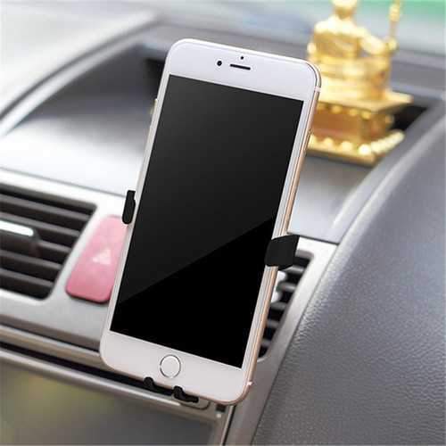 Universal Gravity Linkage  Auto Lock Car Mount Air Vent Holder for iPhone8 X Xiaomi Mobile Phone