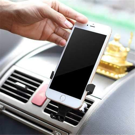 Universal Gravity Linkage  Auto Lock Car Mount Air Vent Holder for iPhone8 X Xiaomi Mobile Phone