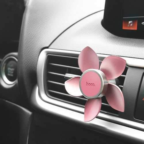 HOCO Flower Cooling Fan Powerful Magnetic Car Mount Air Vent Phone Holder Stand for iPhone Xiaomi