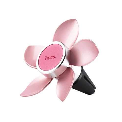 HOCO Flower Cooling Fan Powerful Magnetic Car Mount Air Vent Phone Holder Stand for iPhone Xiaomi