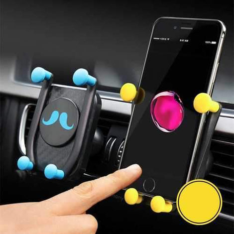 Universal Gravity Auto Lock Car Mount Air Vent Phone Holder Stand for iPhone Xiaomi Nubia