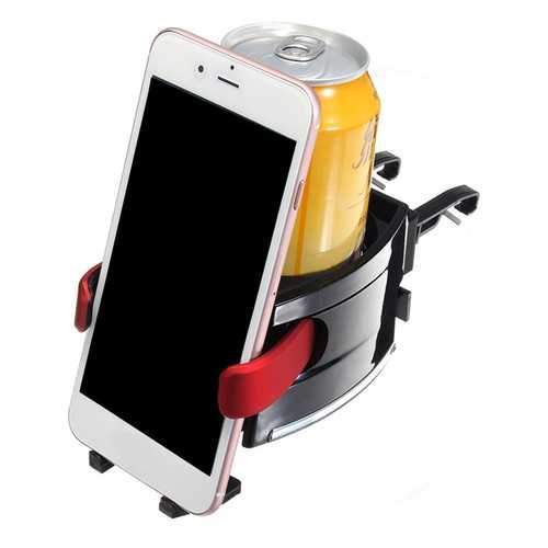 Universal 2 in 1 Bottle Cup Car Mount Air Vent Phone Holder Stand for iPhone Xiaomi Huawei Nubia