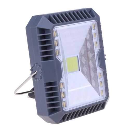 Waterproof Solar Flood Light Spotlight 3 Modes USB Rechargeable COB Work Camping Emergency Light