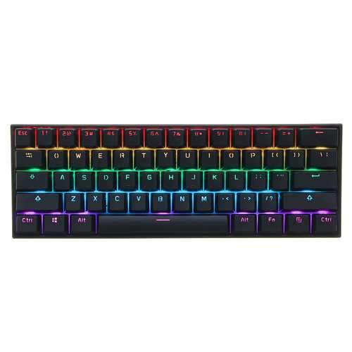 [Gateron Switch]Anne Pro 2 60% NKRO bluetooth 4.0 Type-C RGB Mechanical Gaming Keyboard