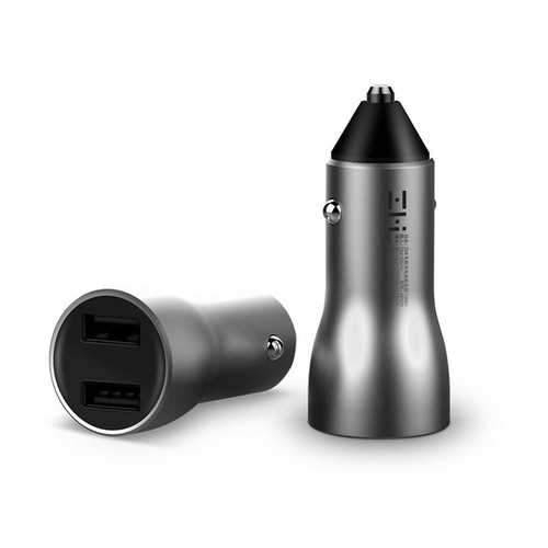 ZMI Car Charger from Xiaomi Eco-System Dual USB 18W Quick Charge 3.0 Digital Voltage Display for Mobile Phone