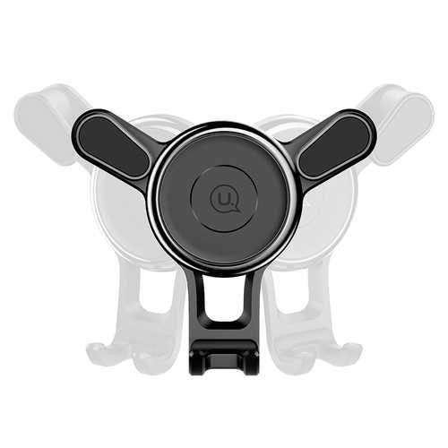 USAMS Spring Clip Multi-angle Rotation Car Mount Air Vent Holder for Samsung Xiaomi Mobile Phone