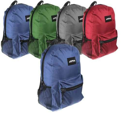 Case of [24] 17" Arctic Star Classic Backpack - 4 Assorted Colors