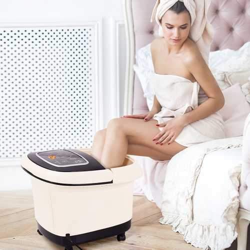 All-in-One Foot Spa Massager with 4 Rollers