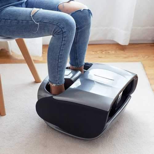 Foot Massager Leg Calf Foldable Machine Rolling Air Compression