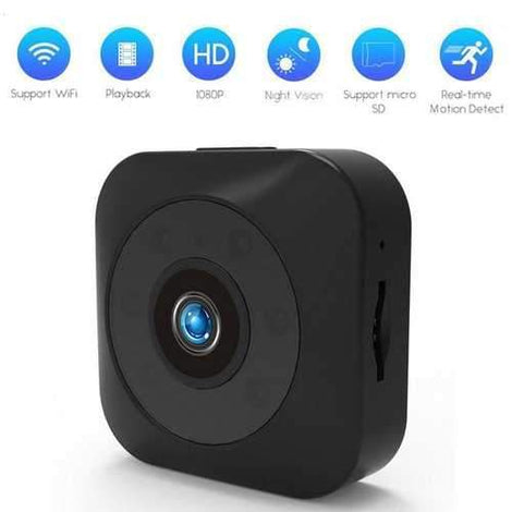 Mini WiFi Full HD 720P Camera Black