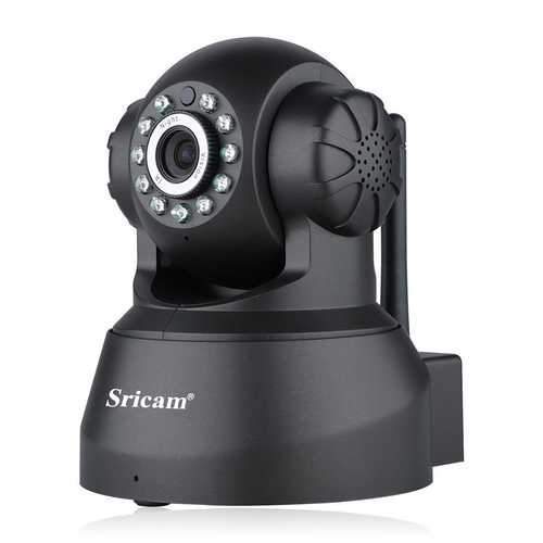 Black Sricam SP012 Wifi IP Camera