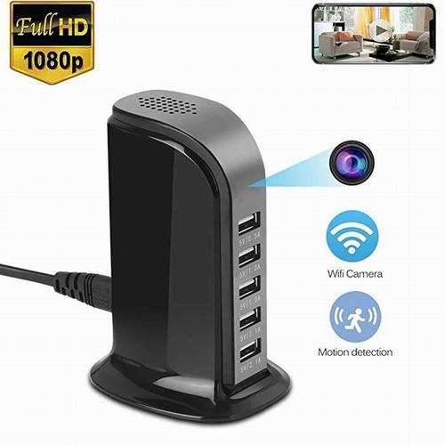 5 USB Ports Hub 4k Wifi Camera - US Plug