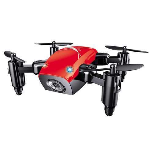 S9 Mini Folding UAV 4-Axis Aircraft Red