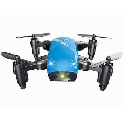 S9 Mini Folding UAV 4-Axis Aircraft Blue