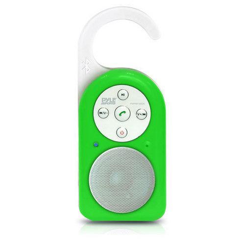 Bluetooth Wireless Shower Speaker & Hands Free Speaker-phone W/ AUX IN (Green Color)